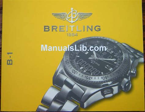 breitling manual pdf